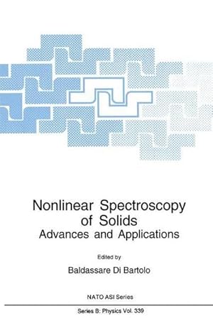 Bild des Verkufers fr Nonlinear Spectroscopy of Solids : Advances and Applications zum Verkauf von AHA-BUCH GmbH