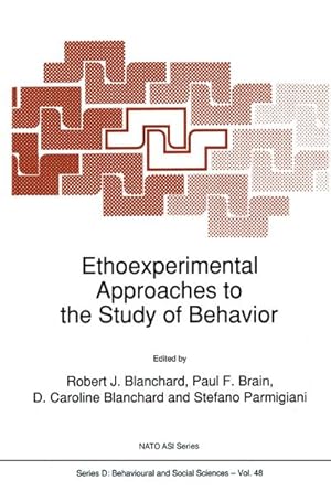 Image du vendeur pour Ethoexperimental Approaches to the Study of Behavior mis en vente par AHA-BUCH GmbH