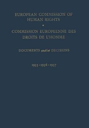 Seller image for European Commission of Human Rights / Commission Europeenne des Droits de lHomme : Documents and / et Decisions for sale by AHA-BUCH GmbH