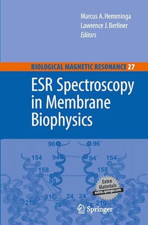 Bild des Verkufers fr ESR Spectroscopy in Membrane Biophysics zum Verkauf von AHA-BUCH GmbH