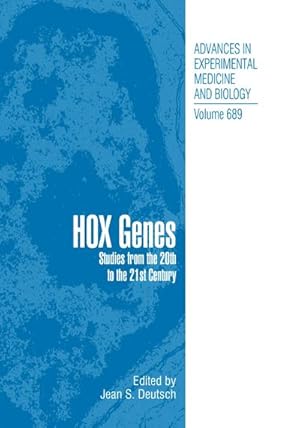 Immagine del venditore per Hox Genes : Studies from the 20th to the 21st Century venduto da AHA-BUCH GmbH