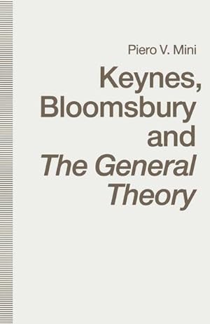Seller image for Keynes, Bloomsbury and The General Theory for sale by AHA-BUCH GmbH