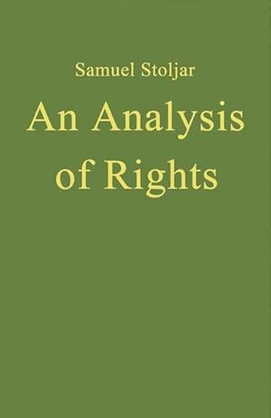 Seller image for An Analysis of Rights for sale by AHA-BUCH GmbH