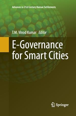 Bild des Verkufers fr E-Governance for Smart Cities zum Verkauf von AHA-BUCH GmbH