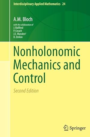 Bild des Verkufers fr Nonholonomic Mechanics and Control zum Verkauf von AHA-BUCH GmbH