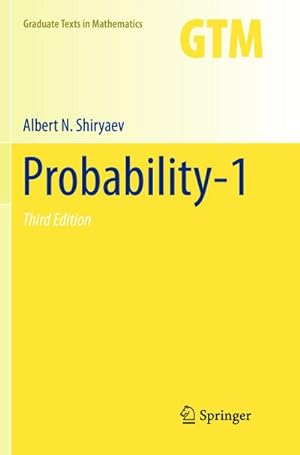 Imagen del vendedor de Probability-1 a la venta por AHA-BUCH GmbH