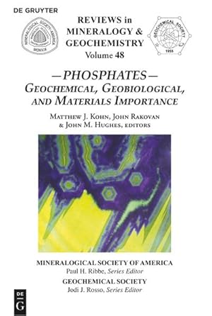 Seller image for Phosphates : Geochemical, Geobiological and Materials Importance for sale by AHA-BUCH GmbH