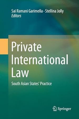 Bild des Verkufers fr Private International Law : South Asian States Practice zum Verkauf von AHA-BUCH GmbH