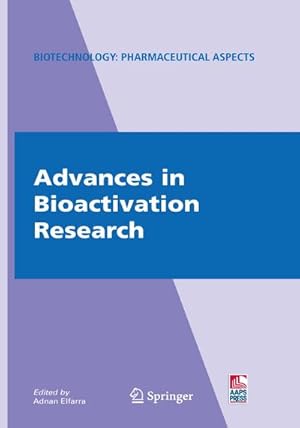 Seller image for Advances in Bioactivation Research for sale by AHA-BUCH GmbH