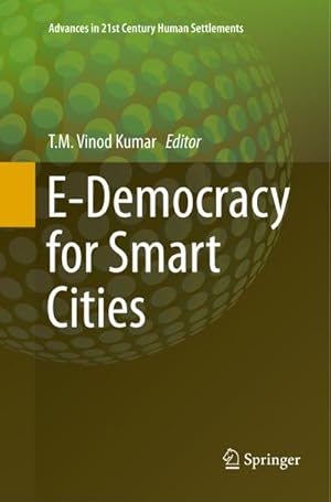 Bild des Verkufers fr E-Democracy for Smart Cities zum Verkauf von AHA-BUCH GmbH