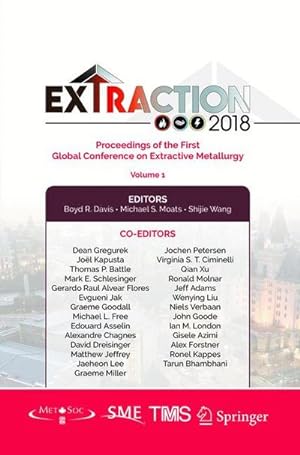 Seller image for Extraction 2018 : Proceedings of the First Global Conference on Extractive Metallurgy for sale by AHA-BUCH GmbH