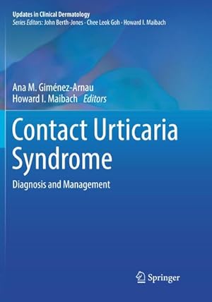 Bild des Verkufers fr Contact Urticaria Syndrome : Diagnosis and Management zum Verkauf von AHA-BUCH GmbH