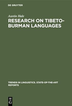 Seller image for Research on Tibeto-Burman Languages for sale by AHA-BUCH GmbH