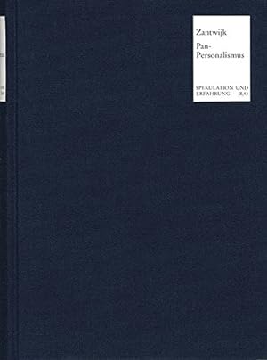 Seller image for Pan-personalismus: Schellings Transzendentale Hermeneutik Der Menschlichen Freiheit for sale by Libro Co. Italia Srl