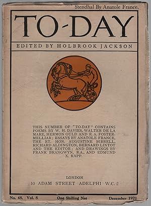 Seller image for (Magazine): To-Day, No.48 Vol. 8 for sale by Between the Covers-Rare Books, Inc. ABAA