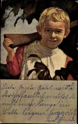 Künstler Ansichtskarte / Postkarte Zumbusch, Ludwig von, Der kleine Schütze, Serie 33 295