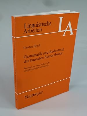 Immagine del venditore per Grammatik und Bedeutung der kausalen Satzverbnde. venduto da Antiquariat Dorner