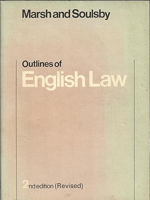 Bild des Verkufers fr Outlines of English Law, 2nd Edition (Revised) zum Verkauf von Douglas Blades