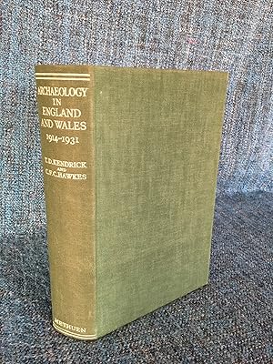 Seller image for Archaeology in England and Wales 1914-1931 for sale by Kerr & Sons Booksellers ABA