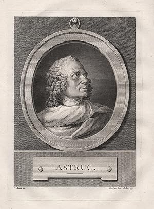 Image du vendeur pour "Astruc" - Jean Astruc (1684-1766) Arzt professor Medizin medecin medicine Portrait mis en vente par Antiquariat Steffen Vlkel GmbH