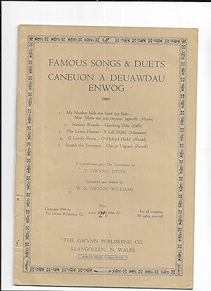 Seller image for Famous songs & duets = : Caneuon a deuawdau enwog for sale by Gwyn Tudur Davies