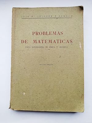 Bild des Verkufers fr Problemas de matemticas. zum Verkauf von TraperaDeKlaus