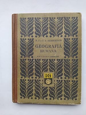 Imagen del vendedor de GEOGRAFIA HUMANA SEIX Y BARRAL HERMANOS 1935 a la venta por TraperaDeKlaus
