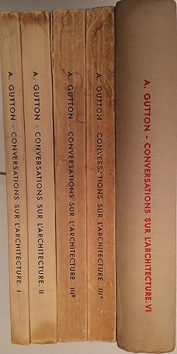 Imagen del vendedor de Conversations Sur l'Architecture Vol. I, II, IIIa, IIIb et VI a la venta por A Balzac A Rodin