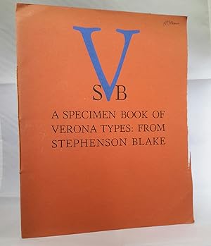 A Specimen Book of Verona Types: From Stephenson Blake.