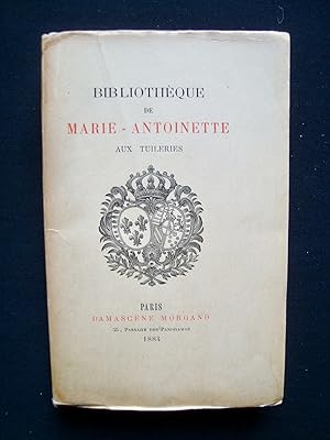 Bibliothèque de Marie-Antoinette aux Tuileries -