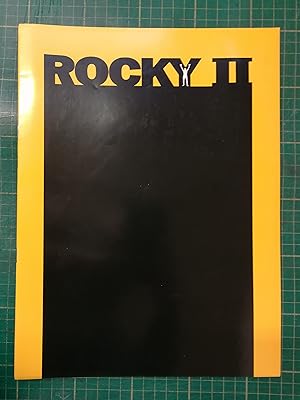 Immagine del venditore per Rocky II Souvenir Program venduto da Rattlesnake Books