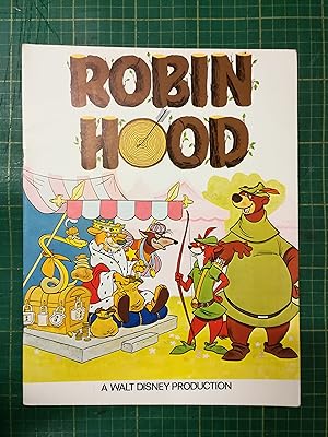 Robin Hood, A Walt Disney Production; Film Souvenir Brochure