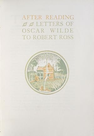 After Reading [After Berneval]. Letters to Robert Ross.