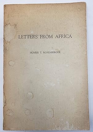 Letters from Africa: December 1, 1963 - February 24, 1964