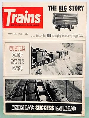 Seller image for Trains: The Magazine of Railroading February 1963 Vol. 23 No. 4 for sale by Argyl Houser, Bookseller