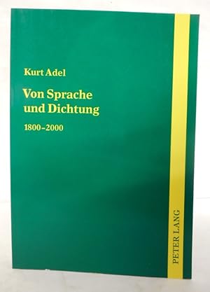 Seller image for Von Sprache und Dichtung (1800-2000). for sale by Der Buchfreund