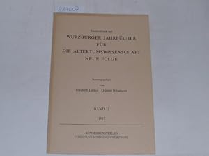 Bild des Verkufers fr Sonderdruck aus Wrzburger Jahrbcher fr die Altertumswissenschaft. Neue Folge. Band 13 zum Verkauf von Der-Philo-soph