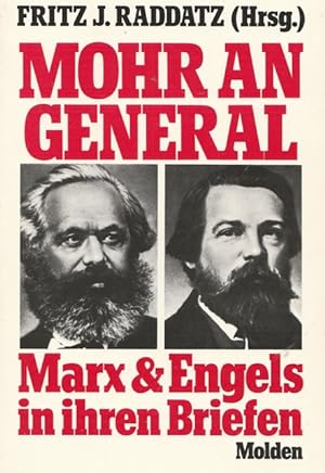 Bild des Verkäufers für Mohr an General. Marx & Engels in ihren Briefen. zum Verkauf von Ant. Abrechnungs- und Forstservice ISHGW