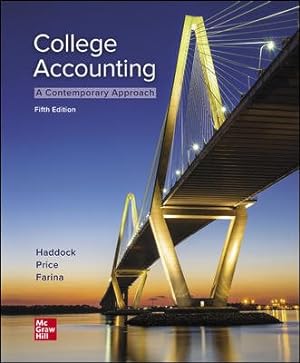 Seller image for College Accounting a Contemporary Approach for sale by GreatBookPrices