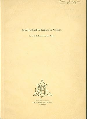 Bild des Verkufers fr Cartographical Collections in America zum Verkauf von Eureka Books