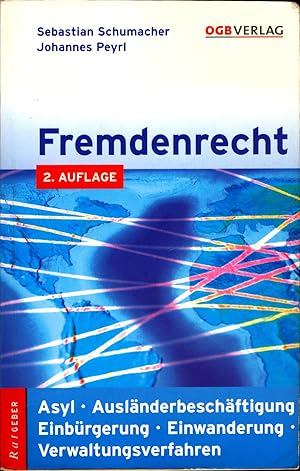 Seller image for Fremdenrecht Asyl - Auslnderbeschftigung - Einbrgerung - Einwanderung - Verwaltungsverfahren for sale by avelibro OHG