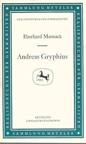 Bild des Verkufers fr Andreas Gryphius. Sammlung Metzler, M 76. Abteilung D: Literaturgeschichte. zum Verkauf von Lewitz Antiquariat