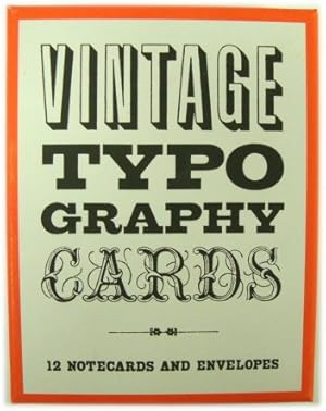Bild des Verkufers fr Vintage Typography Cards zum Verkauf von PsychoBabel & Skoob Books