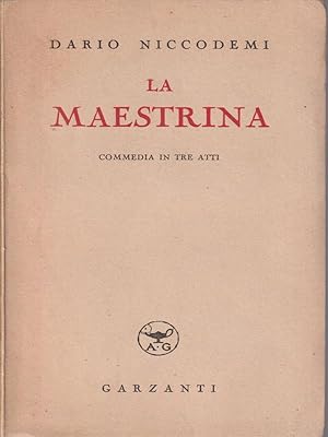 Bild des Verkufers fr La maestrina zum Verkauf von Librodifaccia