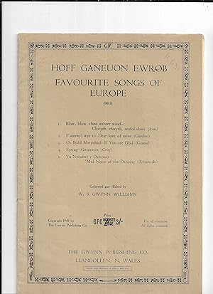 Bild des Verkufers fr Hoff ganeuon Ewrob = : Favourite songs of Europe zum Verkauf von Gwyn Tudur Davies