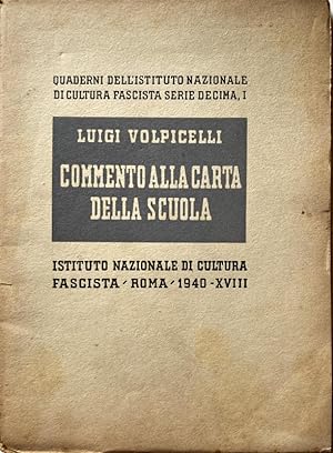 COMMENTO ALLA CARTA DELLA SCUOLA