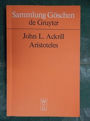Bild des Verkufers fr Aristoteles - Eine Einfhrung in sein Philosophieren zum Verkauf von Buchantiquariat Uwe Sticht, Einzelunter.