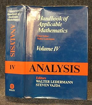 Image du vendeur pour Handbook of Applicable Mathematics: v. 4 mis en vente par Trumpington Fine Books Limited