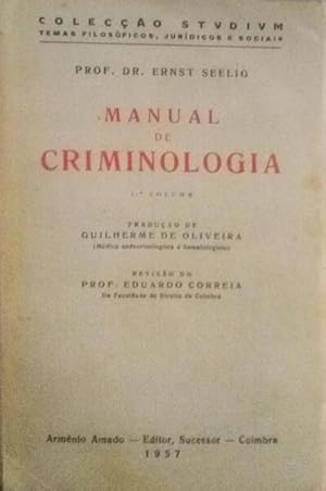 MANUAL DE CRIMINOLOGIA.