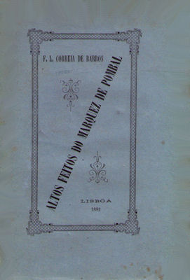 Seller image for ALTOS FEITOS DO MARQUEZ DE POMBAL. for sale by Livraria Castro e Silva